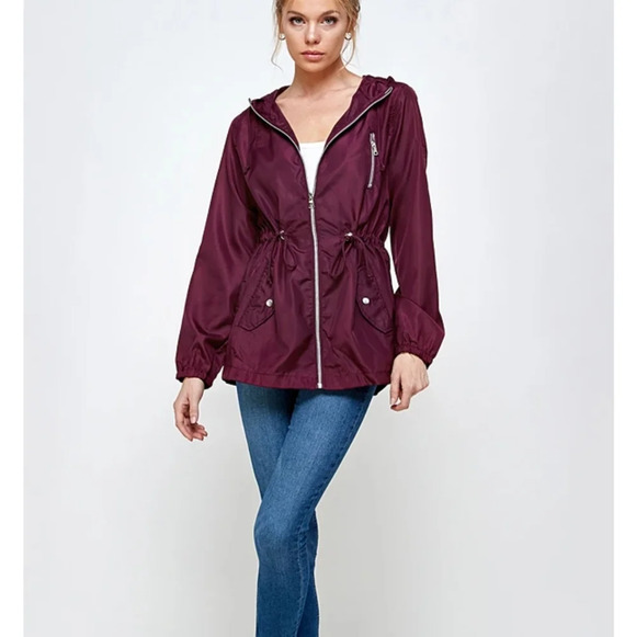 COPY - COPY - Wine Ambiance Lightweight Windbreaker Jack… - Picture 2 of 3